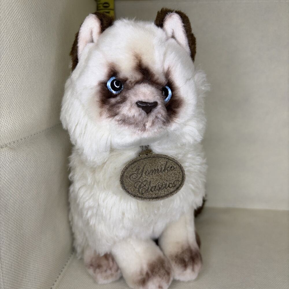 Russ Himalayan Cat Plush 9” Realistic Kitty Stuffed Animal Yomiko Classics (E)